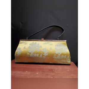 Original Glenda Gies Handbag Purse w/ Square Latch